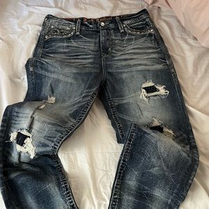 Rock Revival Jeans  size 29 ultra high rise curves ankle skinny